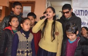 चंद्रआभा मेमोरियल स्कूल में मनाया लुई ब्रेल का जन्मदिवस