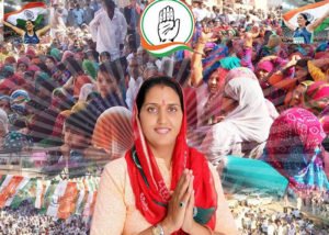 राजस्थान के चुनावी पिच पर एथलीट कृष्णा पूनिया आजमा रही भाग्य