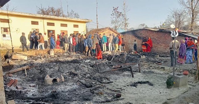 Himachal Pradesh: ऊना में हादसा, झुग्गी में लगी भीषण आग, चार प्रवासी बच्चों की मौत- Panchayat Times