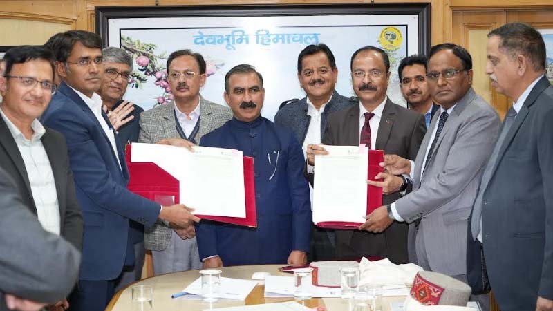 हिमाचल प्रदेश के जलाशयों में स्थापित होंगे तैरते सौर ऊर्जा संयत्र, सरकार और OIL के बीच एमओयू साइन- Panchayat Times