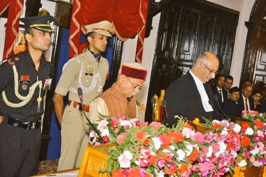 जस्टिस रामचंद्र राव ने हिमाचल हाईकोर्ट के चीफ जस्टिस के रूप में ली शपथ- Panchayat Times