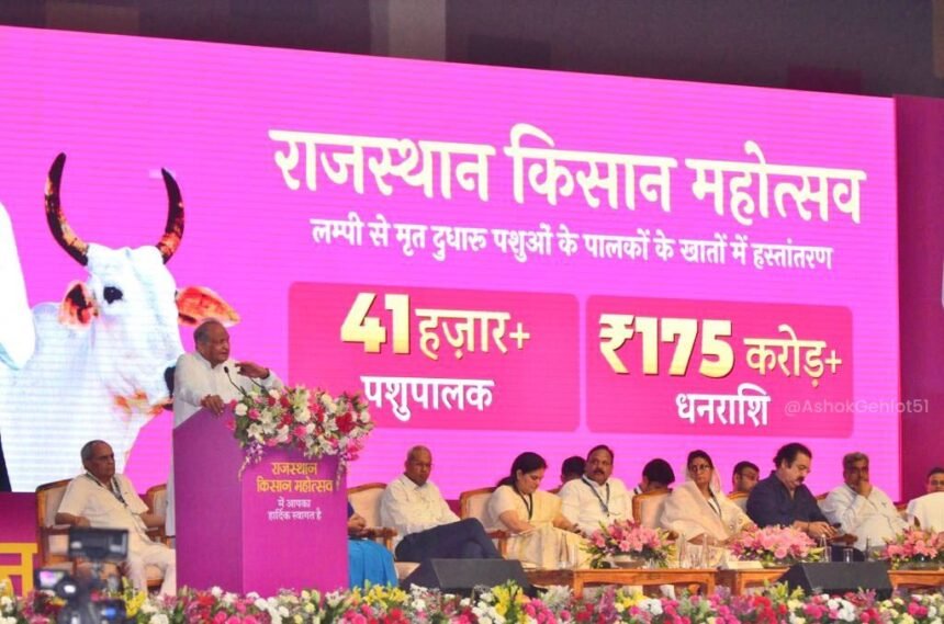 लंपी से हुई पशुओं की मौत पर CM अशोक गहलोत ने किसानों के खातों में ट्रांसफर किए 176 करोड़- Panchayat Times