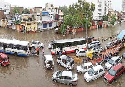 जयपुर में मूसलाधार बारिश; कई इलाकों में भरा पानी, IMD ने जारी किया अलर्ट- Panchayat Times