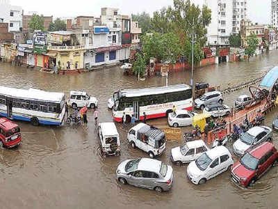 जयपुर में मूसलाधार बारिश; कई इलाकों में भरा पानी, IMD ने जारी किया अलर्ट- Panchayat Times