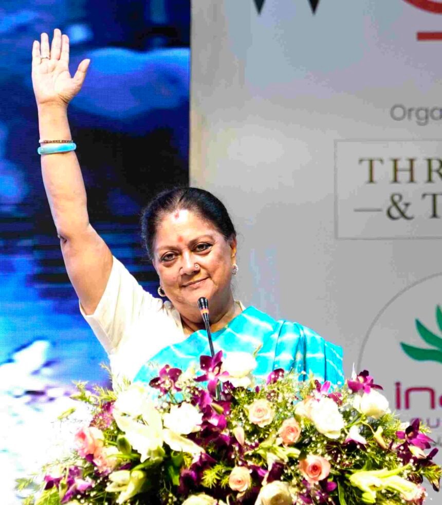 राजस्थान की राजनीति में बहुत संघर्ष करना पड़ा: वसुंधरा राजे बोलीं- पहली बार सीएम बनी तो लोगों ने उठाए थे सवाल- Panchayat Times