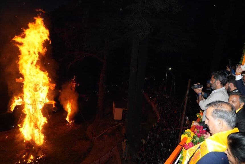 CM सुक्खू ने शिमला में किया रावण दहन, कहा- 'भगवान राम की सीख हमें जीवन में अपनाने की जरूरत'- Panchayat Times