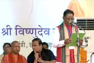 विष्णु देव साय ने मुख्यमंत्री पद की ली शपथ, अरुण साव और विजय शर्मा बने डिप्टी CM- Panchayat Times