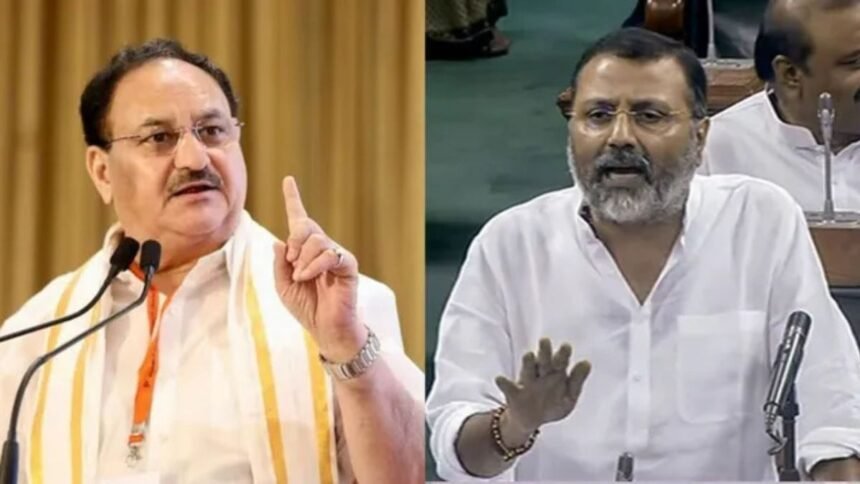 Nishikant Dubey and jp nadda