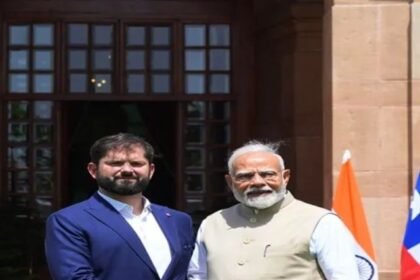 PM Modi meets Chile President Gabriel Boric