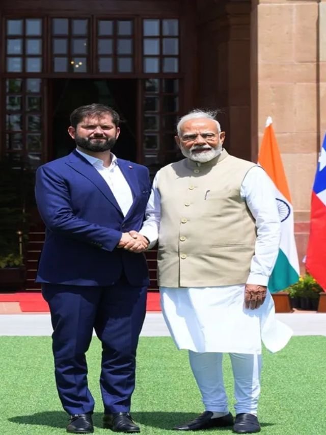 PM Modi meets Chile President Gabriel Boric